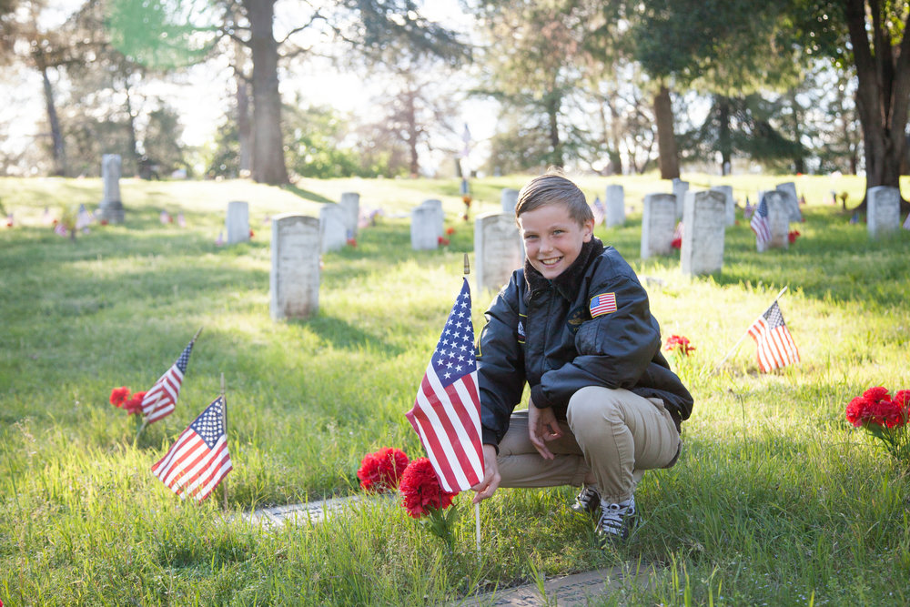 Colt 45s Organization Supports “Flags and Flowers” Project