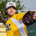 Pitcher Gabriel Rojas throwing a change-up, May 29th, 2022