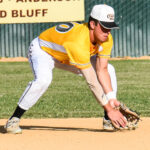 Third baseman Wyatt Reginatto fielding a ground ball, May 29th, 2022