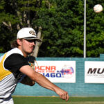 Right-handed pitcher Payton Jeffries delivers to the plate.