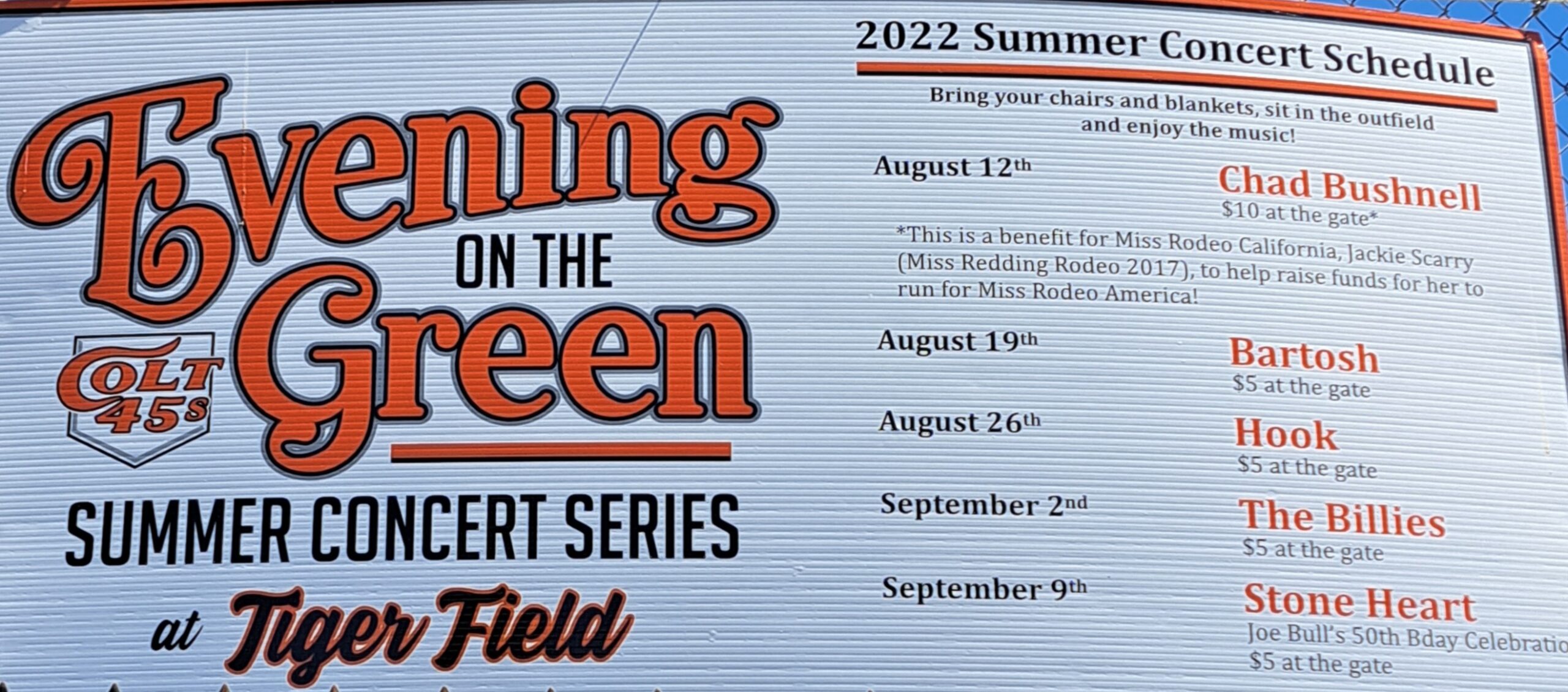 Post Season Entertainment at Historic Tiger Field