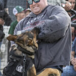 Pregame police K-9 unit demonstration for "We Back the Blue" night at the ballpark (versus Fresno Athletics, Sunday, June 11th, 2023).