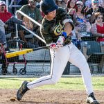 Right-handed Colt 45s batter swinging at the pitch.