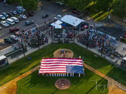 Tony Hord drone photography, opening day 2023 season.
